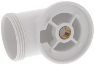 Нижняя часть вентиля BLANCO M12, выпуск горизонтальный, белая