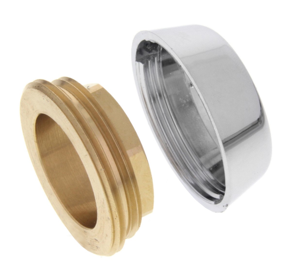 Декоративное кольцо хром BLANCO + гайка крепления картриджа M34x1,5
