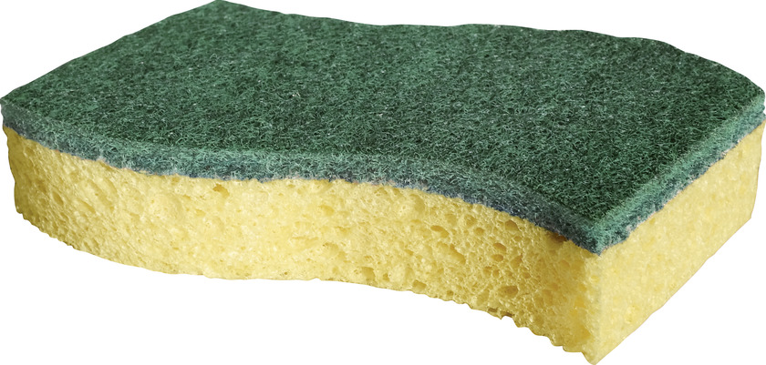 Губка BLANCO Spontex зеленая (2 шт.), для нерж. стали