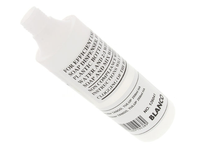 Пластиковая бутылка BLANCO 250 мл, белая полупрозрачная