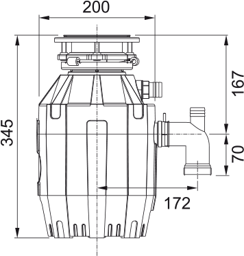 Измельчитель Franke Turbo Elite TE-50