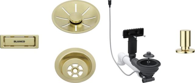 Отводная арматура BLANCO C-overflow InFino 1x3,5" с клапаном автоматом