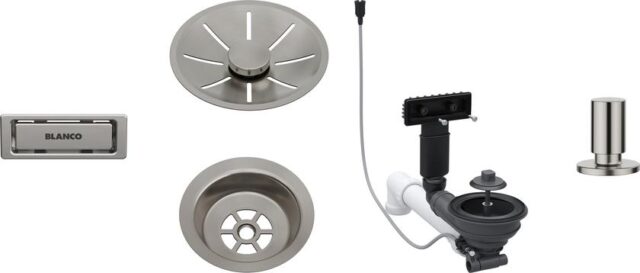 Отводная арматура BLANCO C-overflow InFino 1x3,5"  с клапаном автоматом