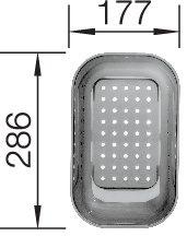 Дуршлаг BLANCO CLASSIC 6 S, JOTA 180