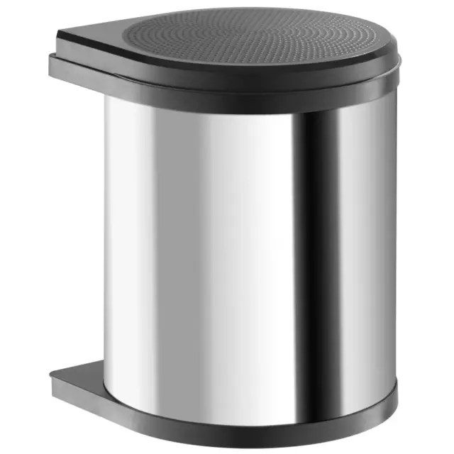 Встроенное мусорное ведро 15л Hailo Mono, нержавеющая сталь (3515-03)