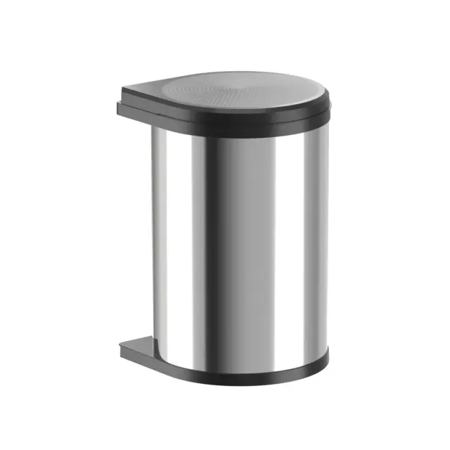 Встроенное мусорное ведро 20л Hailo Mono, нержавеющая сталь (3520001)