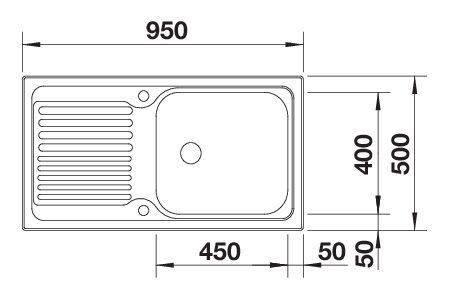 Мойка BLANCO TIPO XL 6 S нержавеющая сталь