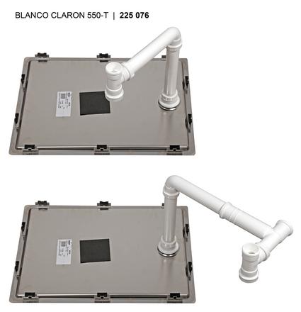 Мойка BLANCO CLARON 550-T-IF/N нержавеющая сталь зеркальная
