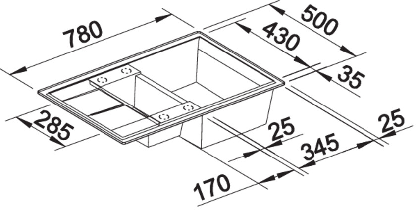 Мойка BLANCO METRA 6 S Compact SILGRANIT