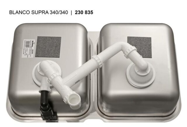 Мойка BLANCO SUPRA 340/340-U нержавеющая сталь