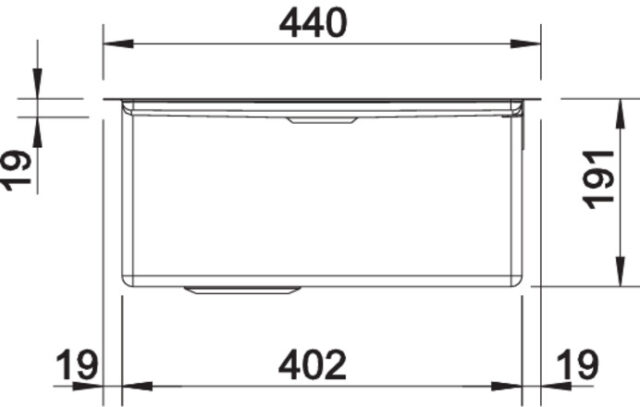 Мойка BLANCO CLARON 400/550-T-IF нержавеющая сталь