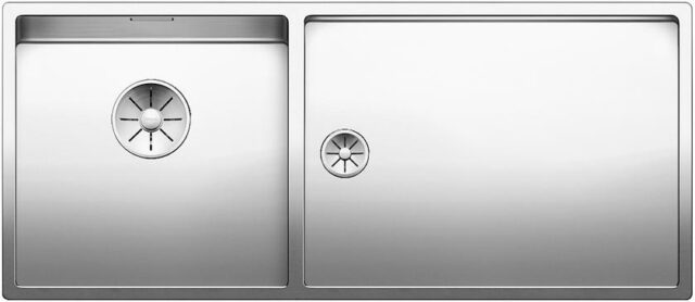 Мойка BLANCO CLARON 400/550-T-U L нержавеющая сталь