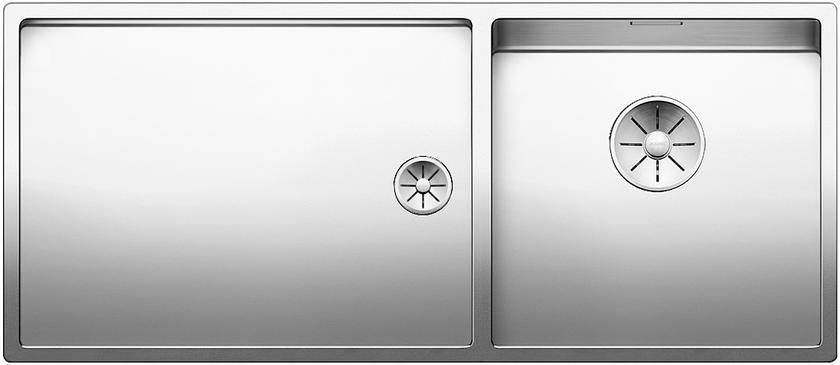 Мойка BLANCO CLARON 400/550-T-U R нержавеющая сталь