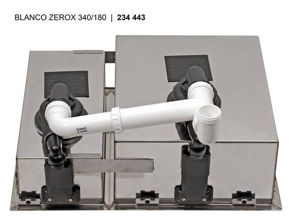 Мойка BLANCO ZEROX 340/180-U нержавеющая сталь