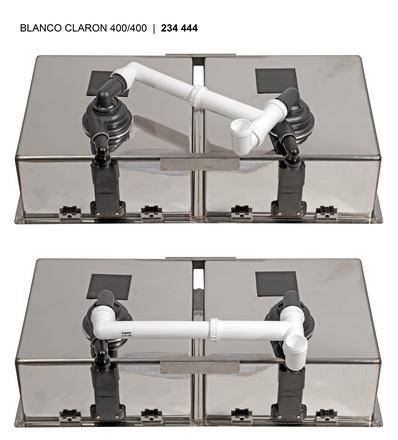 Мойка BLANCO CLARON 400/400-IF нержавеющая сталь зеркальная