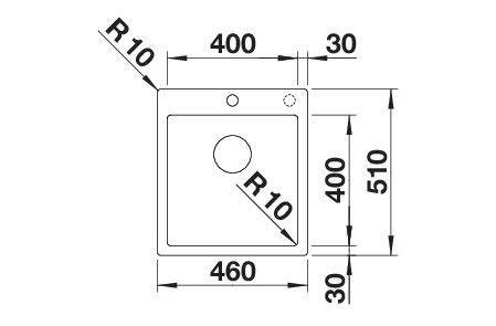 Мойка BLANCO CLARON 400-IF/A