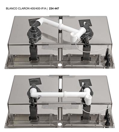 Мойка BLANCO CLARON 400/400-IF/А нержавеющая сталь зеркальная