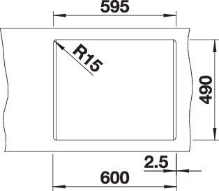 Мойка BLANCO PLEON 6 Split SILGRANIT