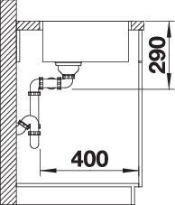 Мойка BLANCO ANDANO 340/340-IF нержавеющая сталь
