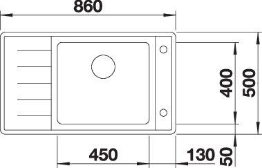 Мойка BLANCO ANDANO XL 6 S-IF Compact нержавеющая сталь зеркальная