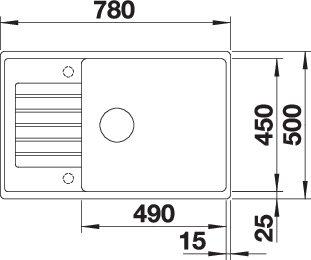 Мойка BLANCO ZIA XL 6S Compact SILGRANIT