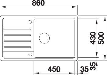 Мойка BLANCO LEGRA XL 6 S SILGRANIT