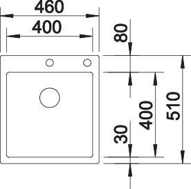 Мойка BLANCO CLARON 400-IF/A