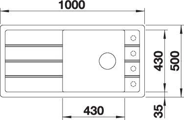 Мойка BLANCO FARON XL 6S SILGRANIT