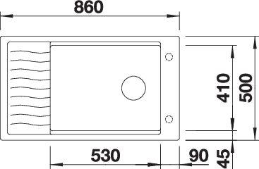 Мойка BLANCO ELON XL 8S SILGRANIT