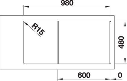 Мойка BLANCO SITY XL 6 S SILGRANIT