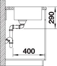 Мойка BLANCO ANDANO 340/340-IF/A нержавеющая сталь