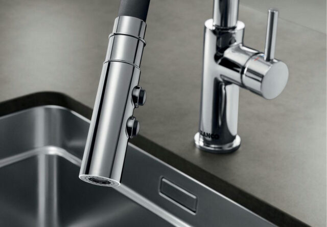 Смеситель BLANCO CATRIS-S Flexo PVD Steel