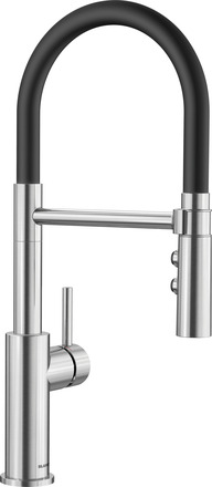 Смеситель BLANCO CATRIS-S Flexo PVD Steel