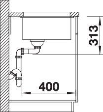 Blanco SUBLINE 400-U