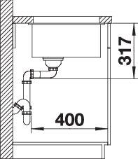 Мойка BLANCO ETAGON 700-U SILGRANIT