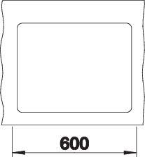 Мойка BLANCO SUBLINE 340/160-F SILGRANIT