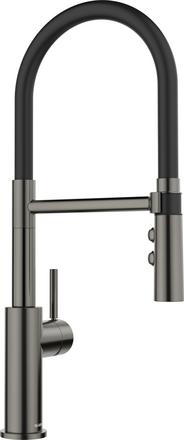 Смеситель BLANCO CATRIS-S Flexo PVD Steel
