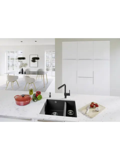 Мойка BLANCO SUBLINE 340/160-U SILGRANIT (for Coloured Components)