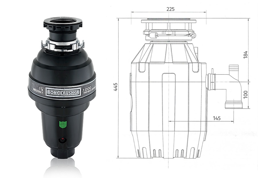 Измельчитель Bone Crusher BC 1000 Delux
