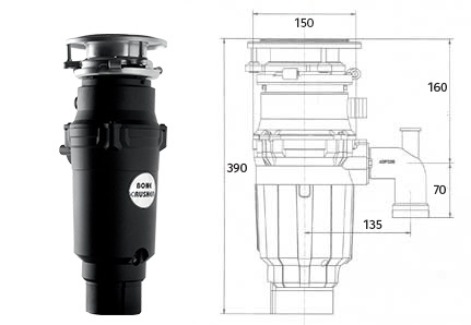 Измельчитель Bone Crusher BC 910 Slim Line